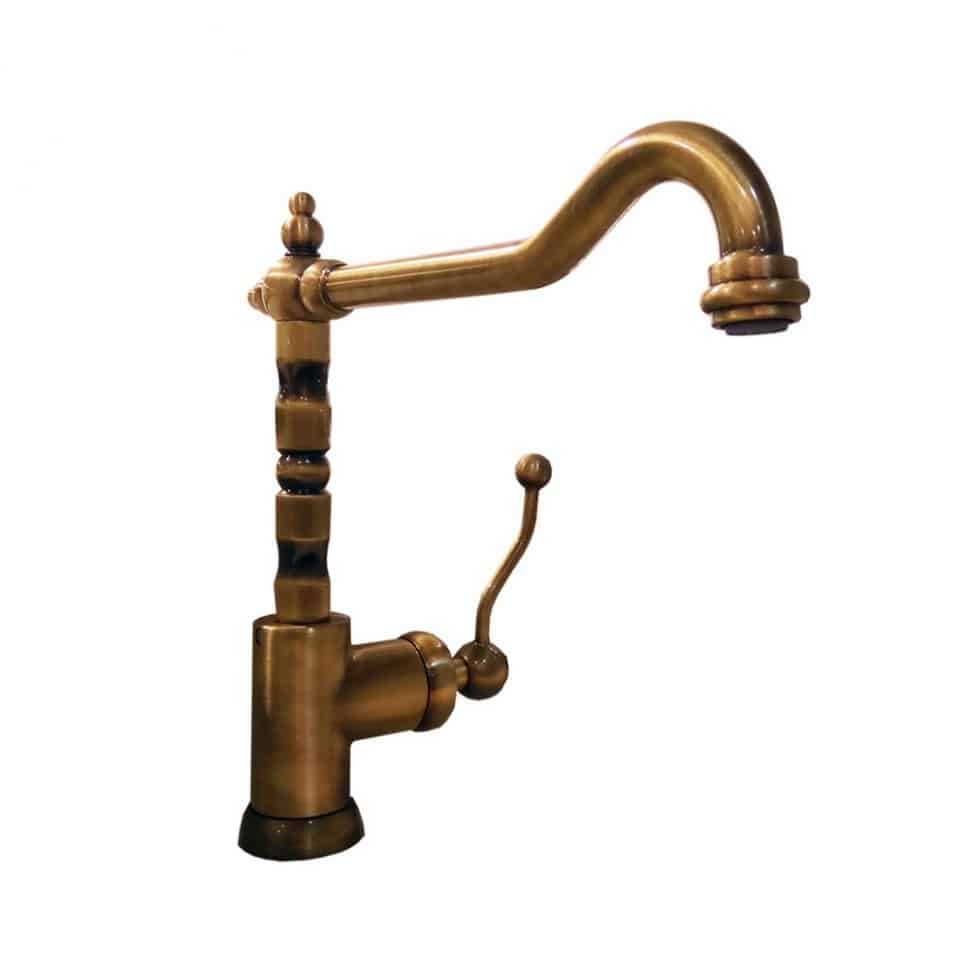 Grifo de bañera – ducha PAINI Duomo con accesorios, bronce
