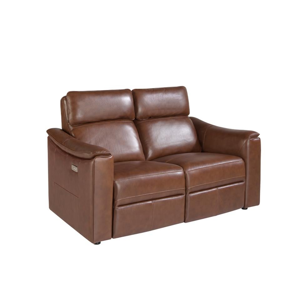 Divano 2 Posti In Pelle Scamosciata – Design Moderno E Vintage, Marrone, 137x73x82 Cm, Cuscini Rimovibili, Montaggio Facile