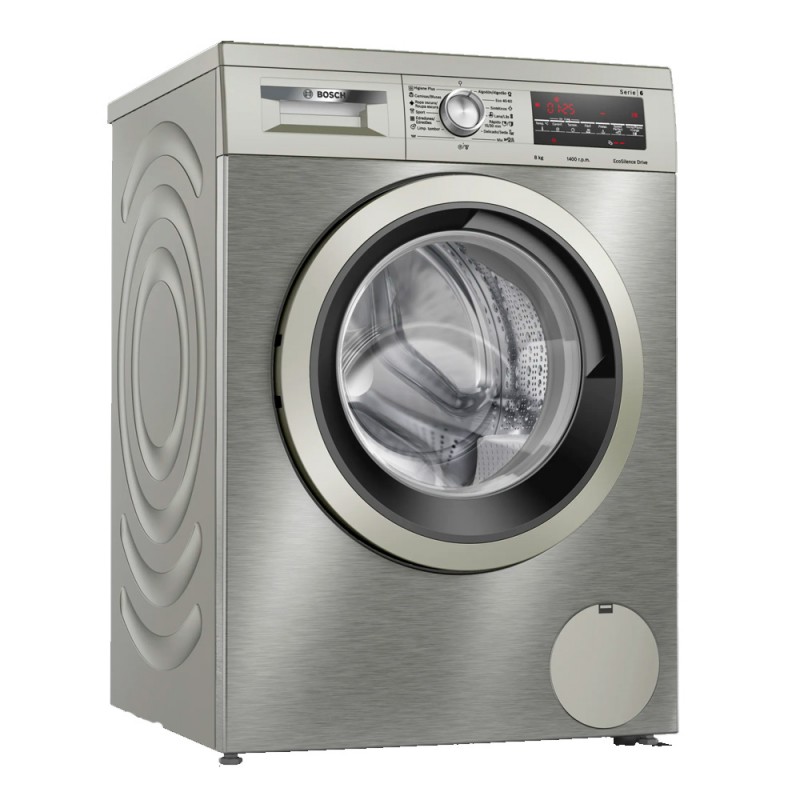 Lavadora bosch wuu28t8xes inox 8kg 1400