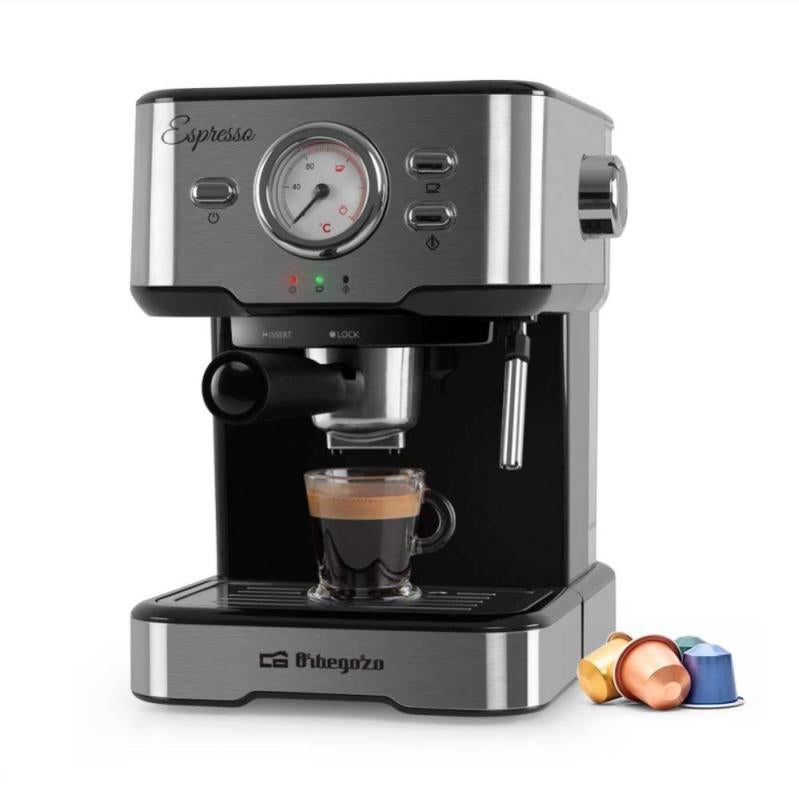 Orbegozo - Cafetera Expreso Ex 5500/ 1100W/ 20 Bares En Oferta Cafetera Express Orbegozo Ex5500