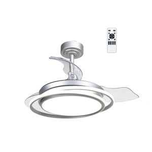 Plafonnier LED rond suspendu - cons. 48W - 4000 lumens - Blanc