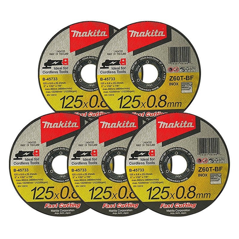 12 Disques à tronçonner métal et inox MAKITA B-45733-12 pour