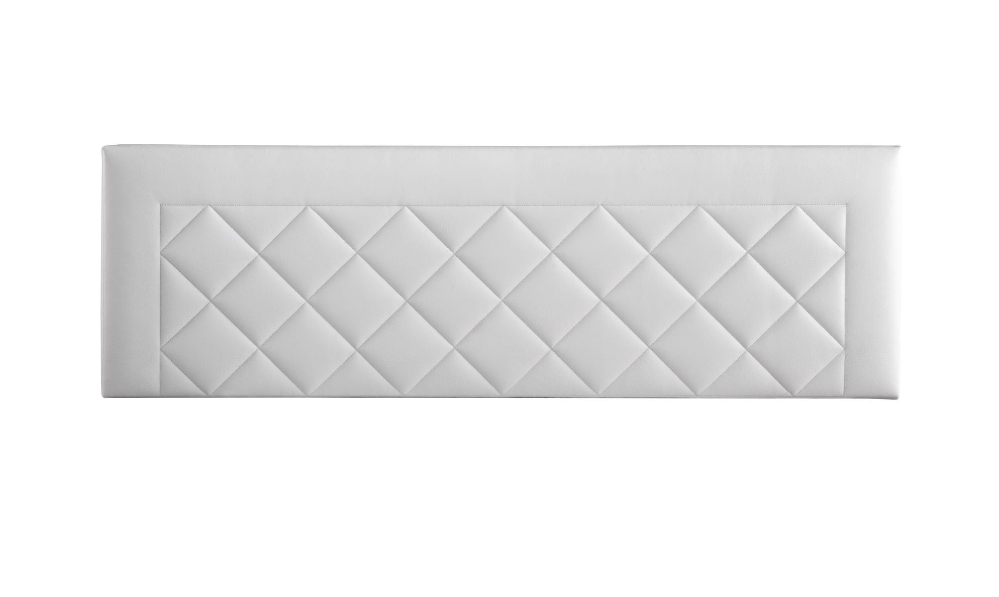 Cabecero Tapizado DOMUS para Cama 135 Polipiel Negro ( 145 x 50 x 7 cm)