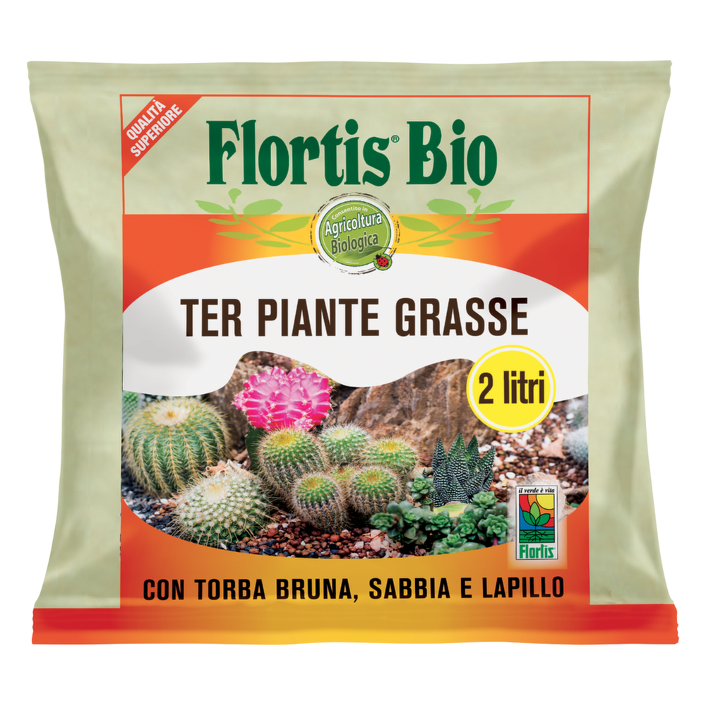 Terriccio per Piante Grasse Flortis 2 L