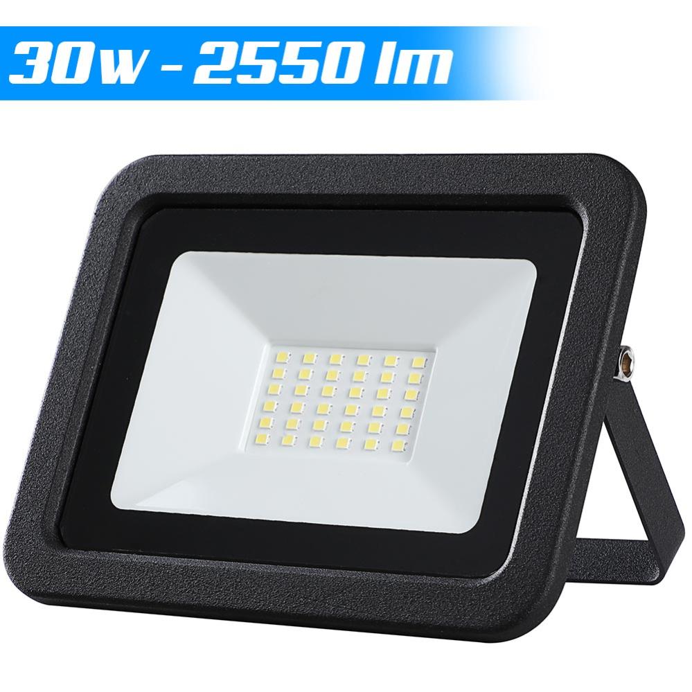 Faro Multi LED Slim Nero 10W, Bianco Caldo