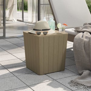 vidaXL Tavolo da Giardino Pieghevole Antracite 38x38x38cm Rete