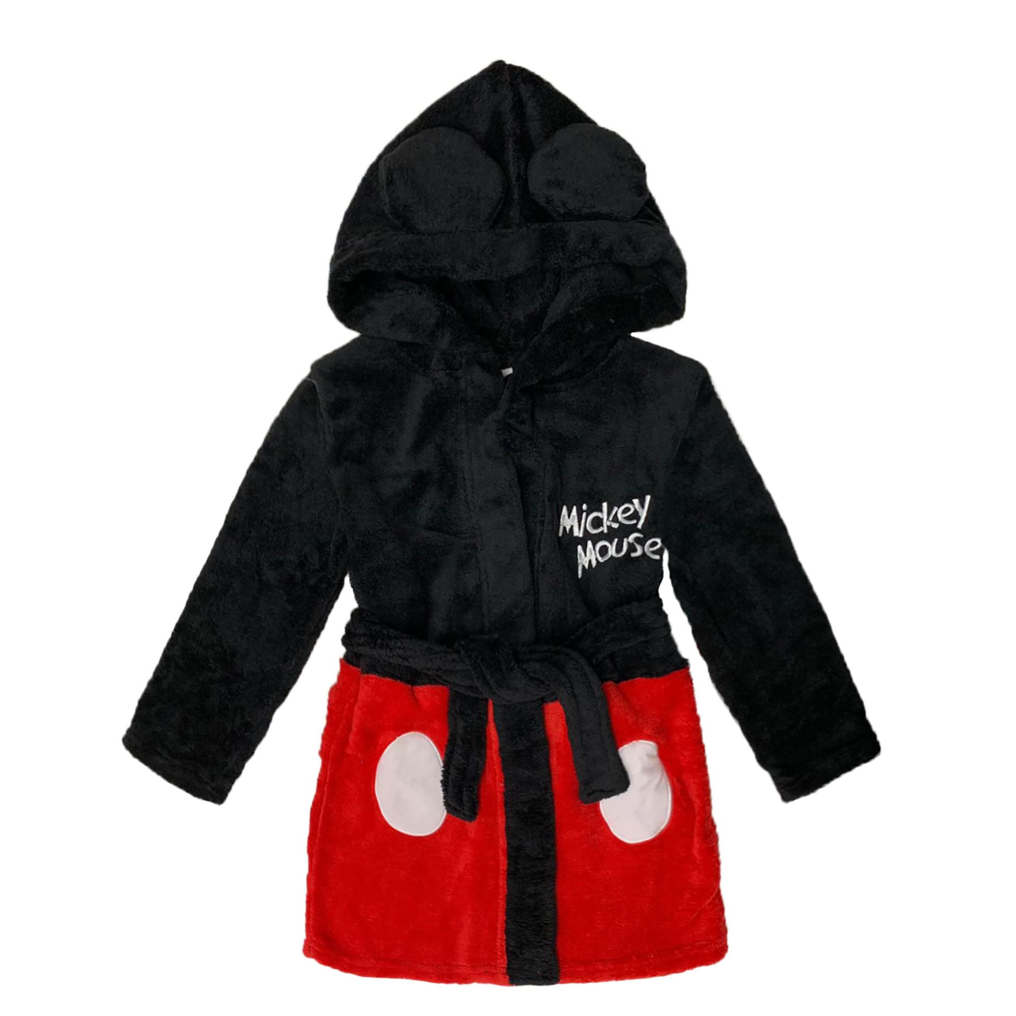 Vestaglia bambino Disney Mickey Mouse in pile con cappuccio orecchie 5930 -  Taglia 6 anni