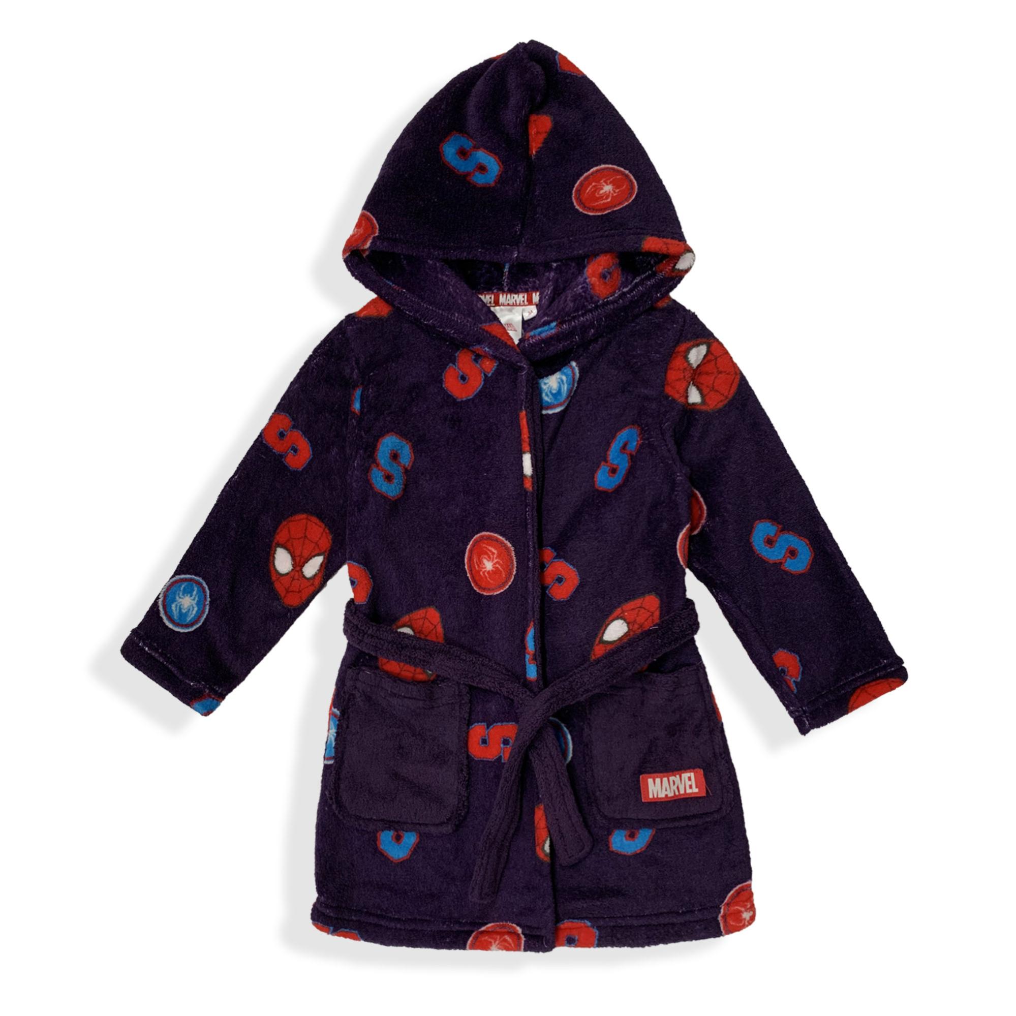 Vestaglia bambino Marvel Spiderman in pile con cappuccio bimbo Spider
