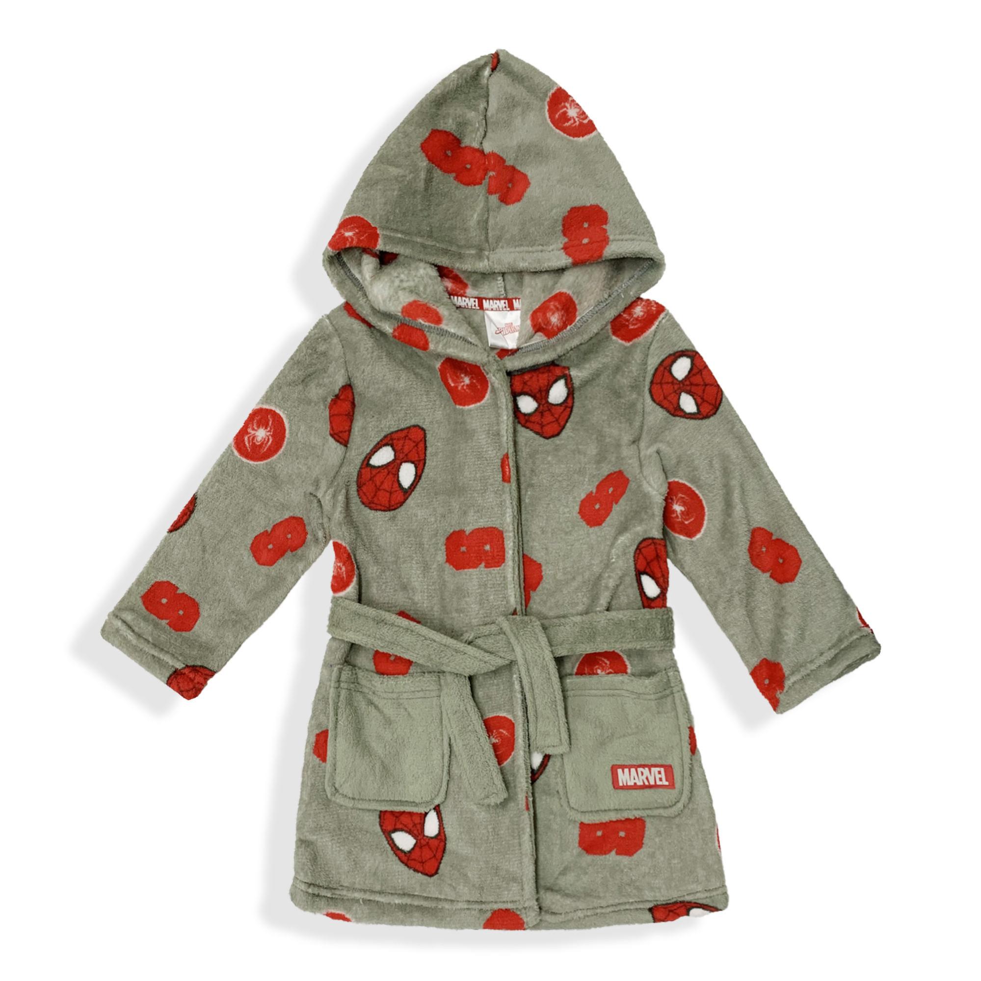 Vestaglia bambino Marvel Spiderman in pile con cappuccio bimbo Spider