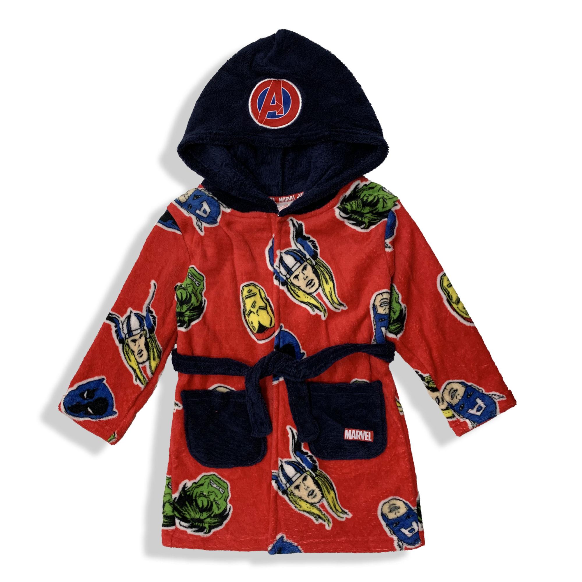 Vestaglia bambino Marvel Avengers in pile con cappuccio Hulk Iron Man