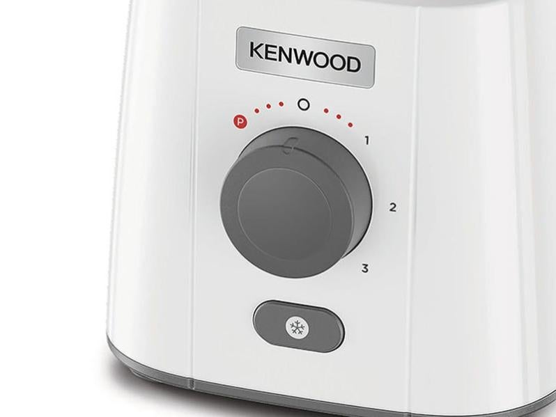 Kenwood BLP41.C0WH Mixeur Blender 650W - Carafe 2L, 3 Vitesses + Pulse, Blanc Et Gris