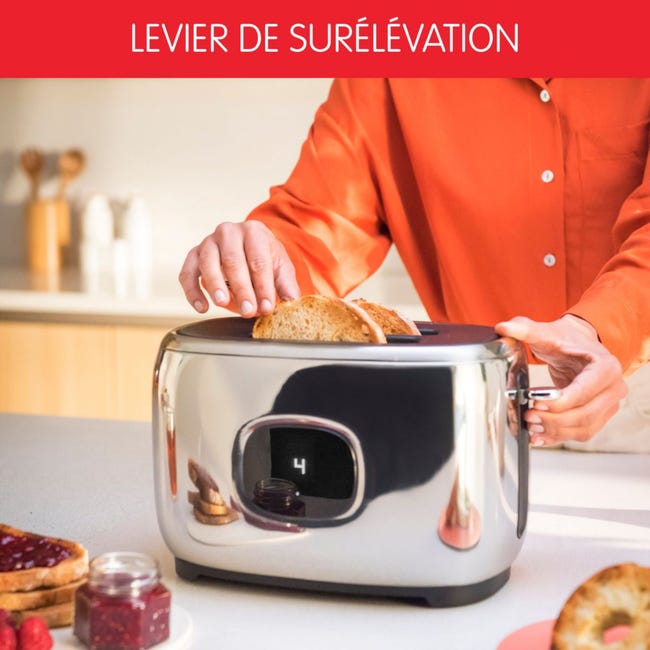 Grille-pain Tefal avec écran digital 850 W Noir - Achat & prix