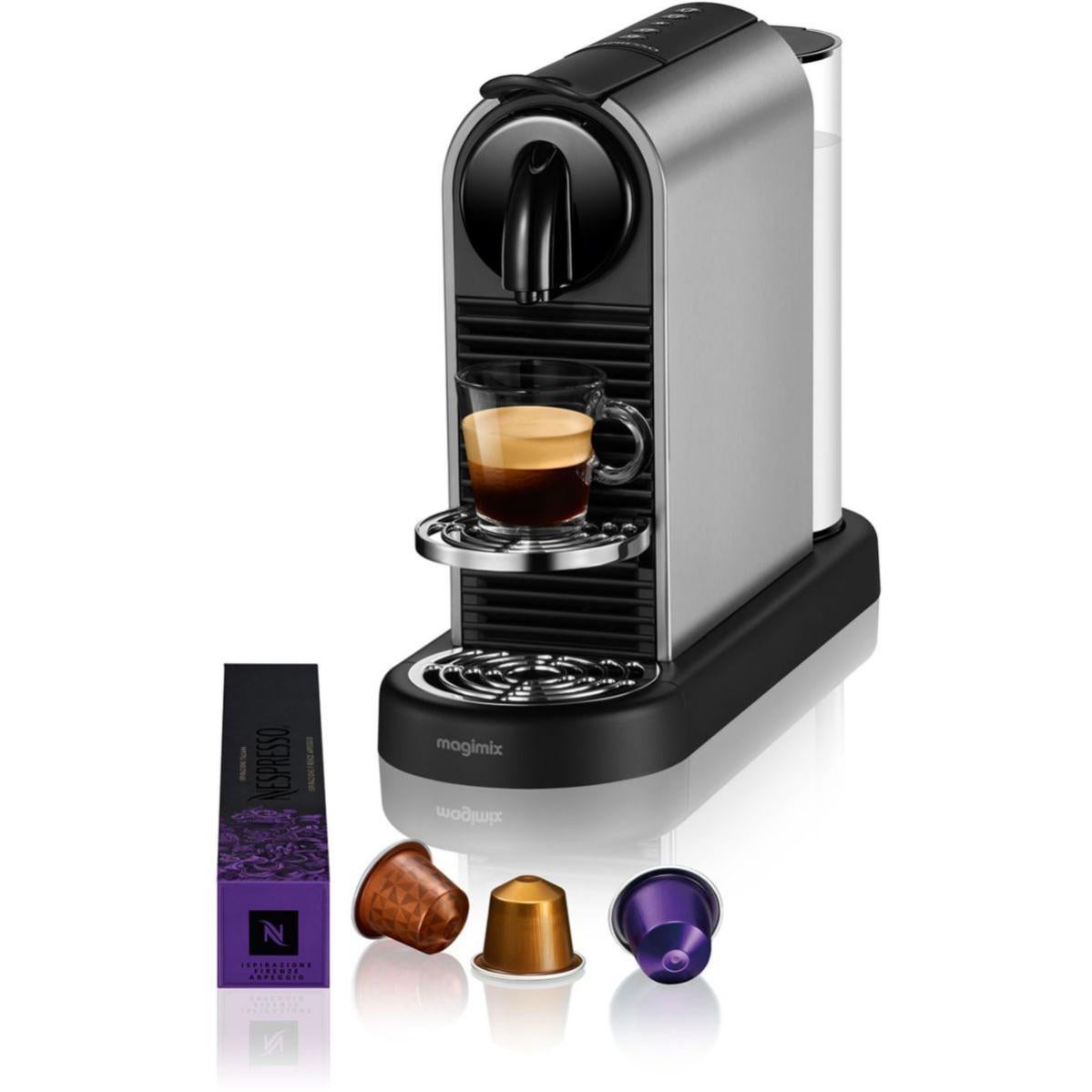 Nespresso MAGIMIX Citiz Platinum Titane 11715 Leroy Merlin