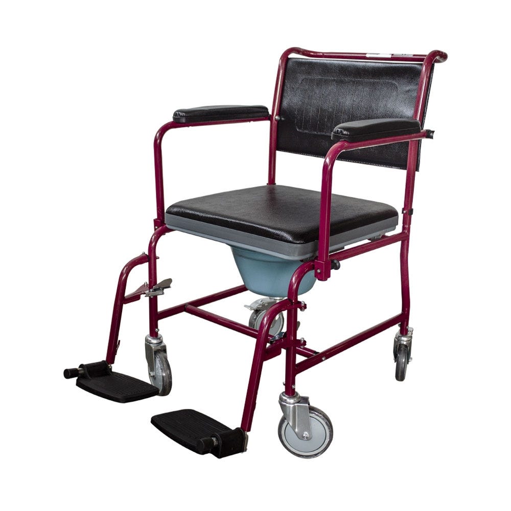 Mobiclinic Sedia a rotelle con WC Ancora per disabili portatori di handicap  anziani Bordeaux