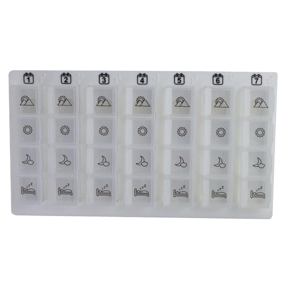 ORGANIZER SETTIMANALE PORTAPILLOLE 21 28 SCOMPARTI PORTA PILLOLE