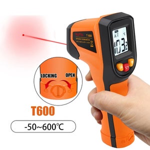 Pistolet à température numérique infrarouge Thermomètre laser