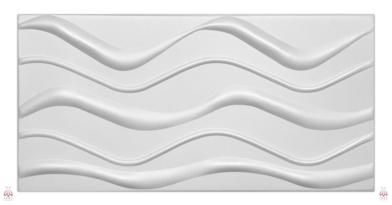 Pannelli Murali Decorativi In PVC 3D - Set Da 6 Pezzi, Antincendio E Antiumidità, Facili Da Installare, Grigi