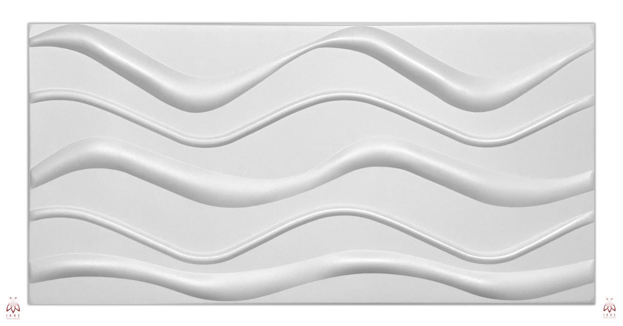 Pannelli Murali Decorativi In PVC 3D - Set Da 6 Pezzi, Antincendio E Antiumidità, Facili Da Installare, Grigi