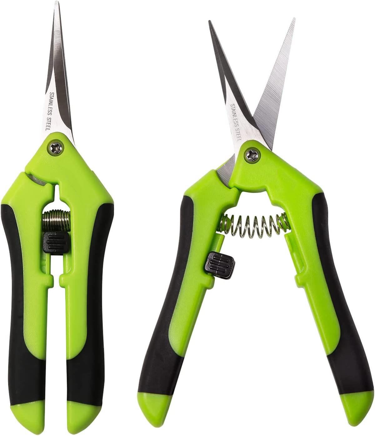 Ciseaux de coupe 2PC Cisailles d'élagage Lames DROITES pour la coupe de