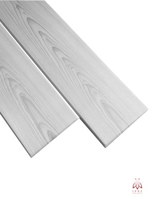 Panneaux de faux-plafond 60x60 cm bandes de bois longues