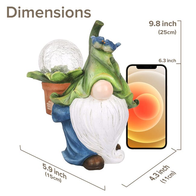 Acheter Statue de Gnome de jardin, Sculpture d'arbre artistique