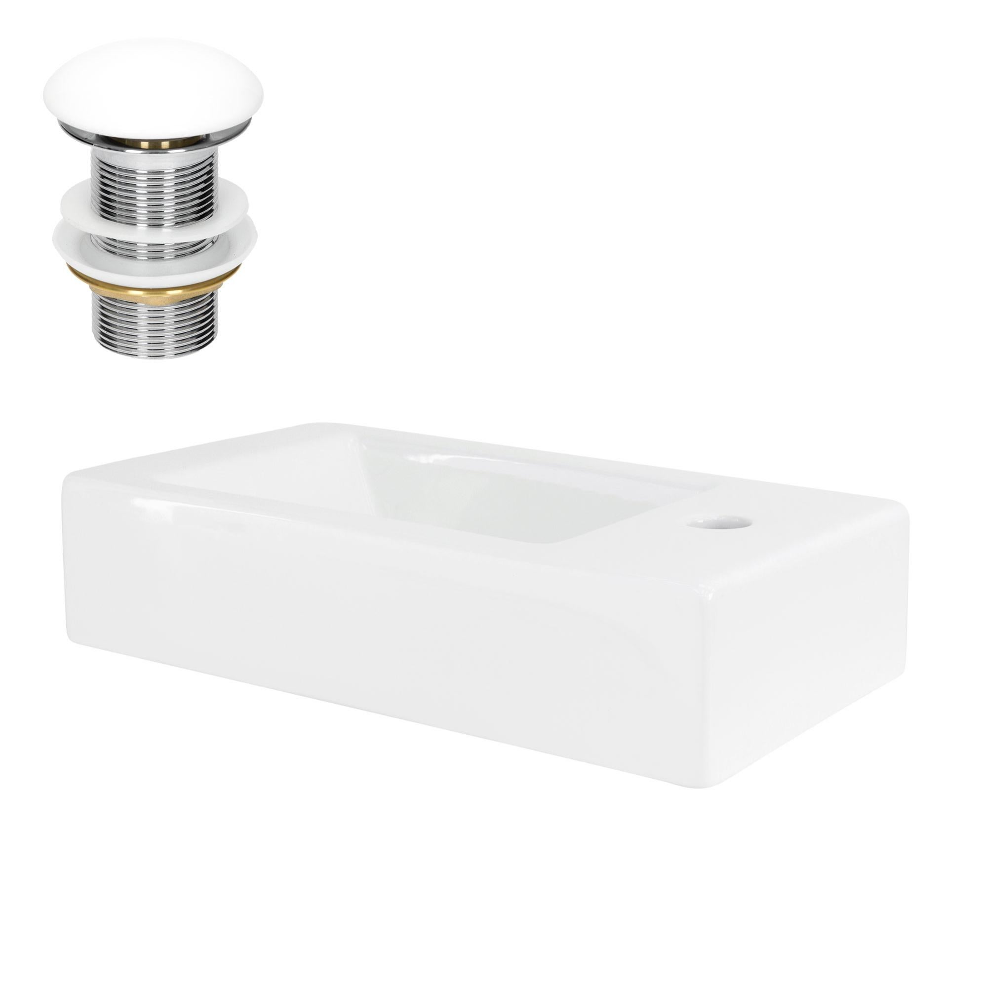 Set di scarico per lavandino da bagno in vero ottone - Italia
