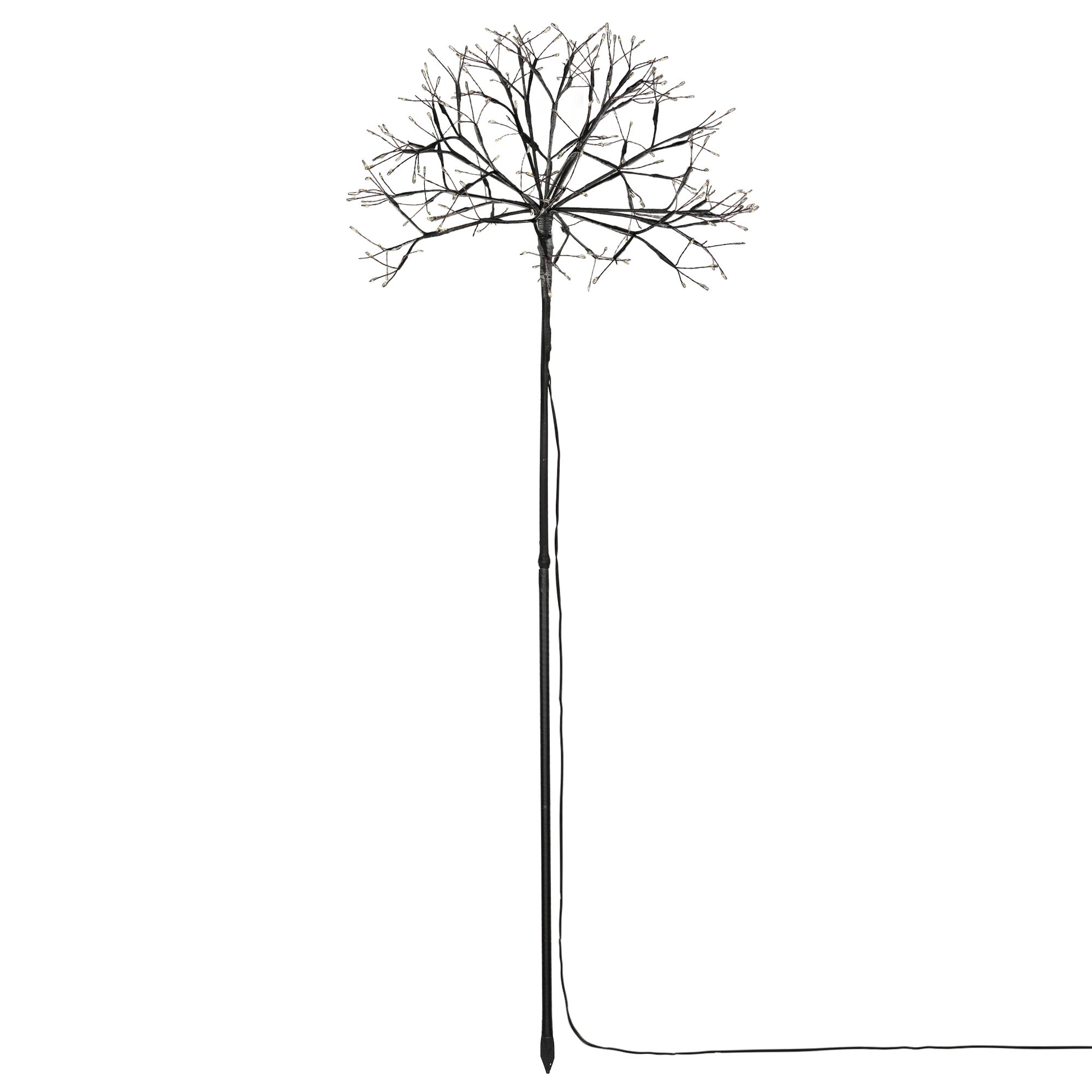 Arbre lumineux avec lumière LED blanc chaud 240 cm extérieur