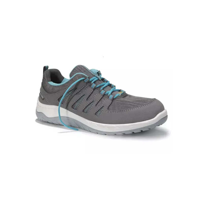 Chaussures De Sécurité Femme ELTEN Mila Aqua - S1 ESD - Textile Respirant - Embout Acier - Gris/Turquoise - 7