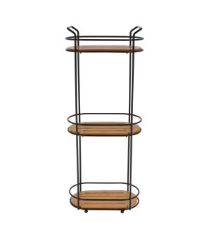 Serviteur de douche à suspendre 3 niveaux en bambou/métal-161048 – Orca