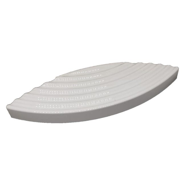 INDA Colorella bacinella portasapone in plastica, finitura trasparente INDA Colorella bacinella portasapone in plastica, finitura trasparente