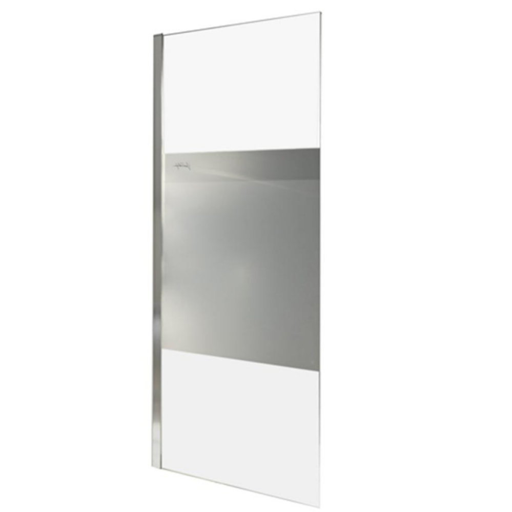 Paroi de douche fixe 200x90 JACOB DELAFON Contra avec bande d'intimité