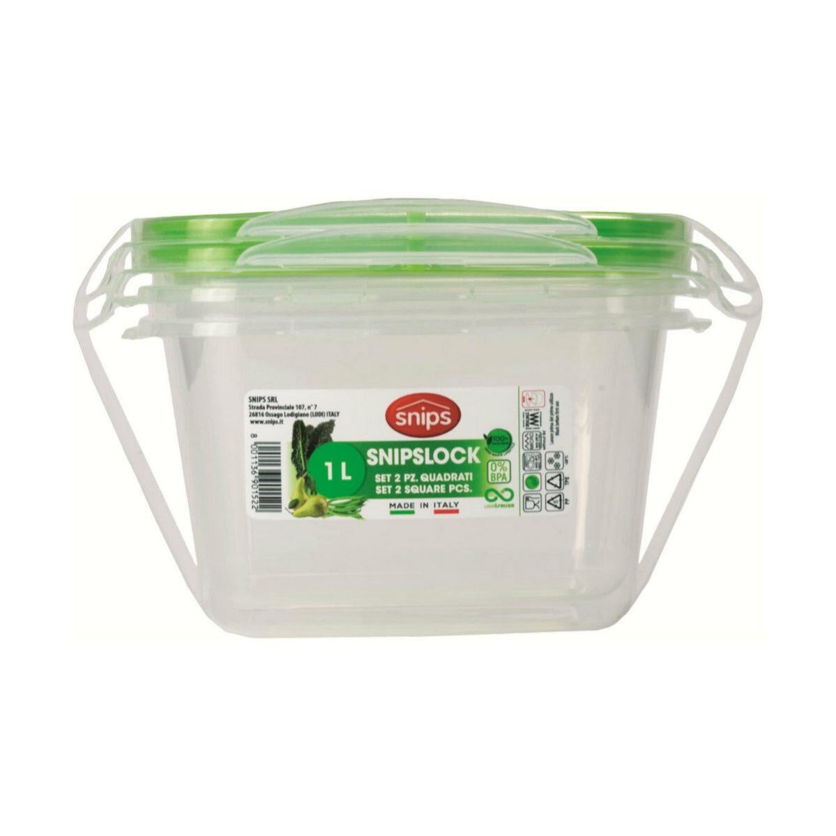 Porta pranzo Snips 1 L Chiusura ermetica (2 Unità) | Leroy Merlin