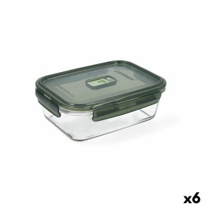 Boite repas isotherme - Noir et vert - Grande lunch box - 2.5 L