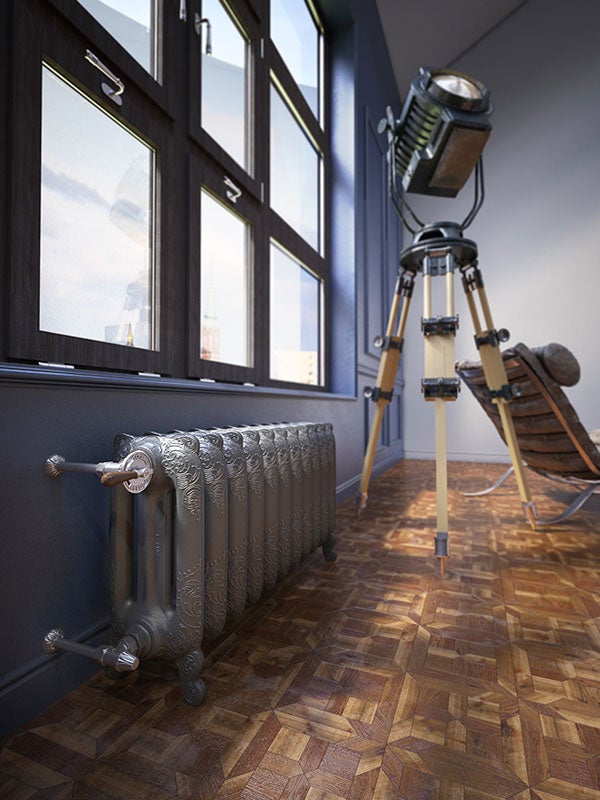 Pieds de radiateur en fonte