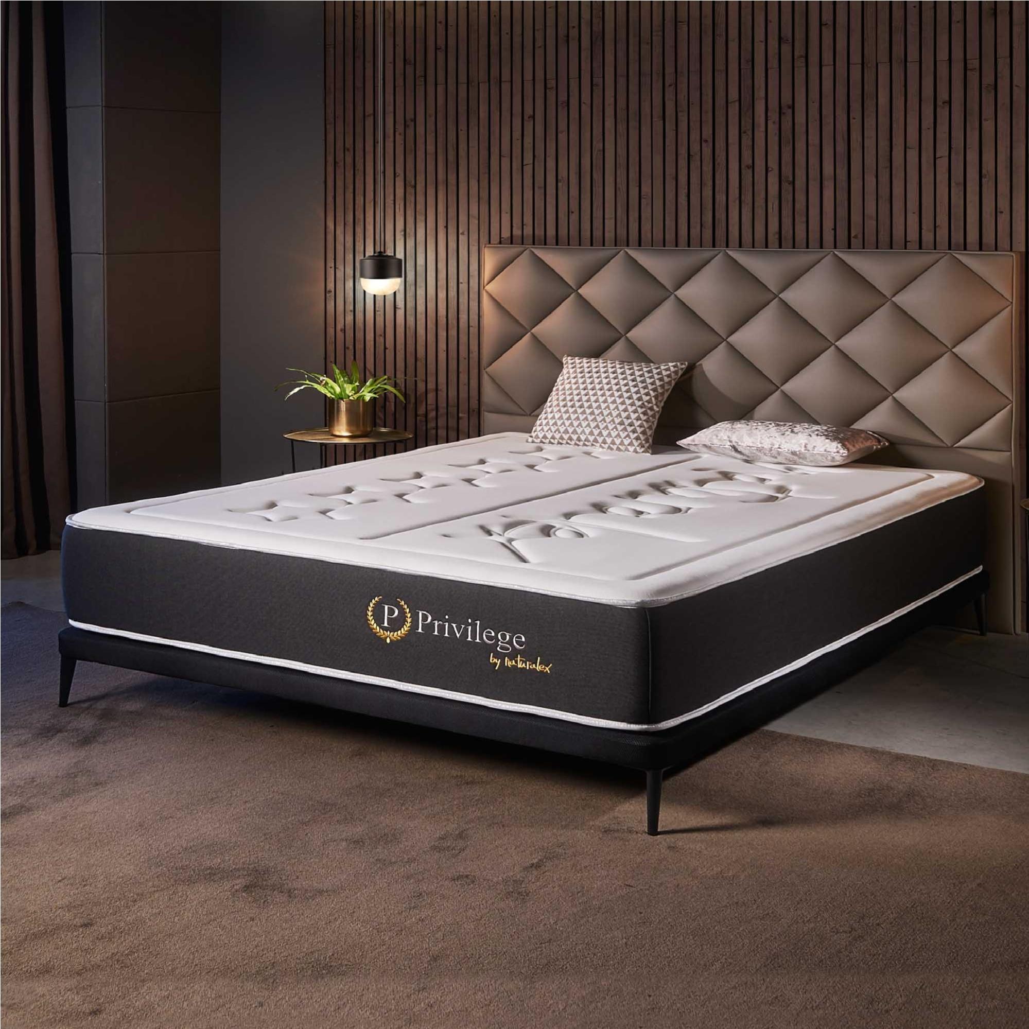 Naturalex Perfectsleep – Materasso 90x190 Cm, Altezza 15 Cm, HR + Latex Blu, Lato Invernale/estivo