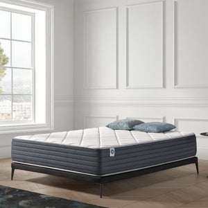 Matelas mousse à mémoire de forme 90x190 2 faces été hiver