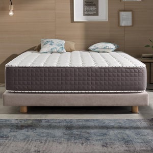 Matelas Visco-Carbone - Naturalex - 140x190 cm - Mousse mémoire de forme HR  - Blue Latex - Hypoallergénique - Cdiscount Maison