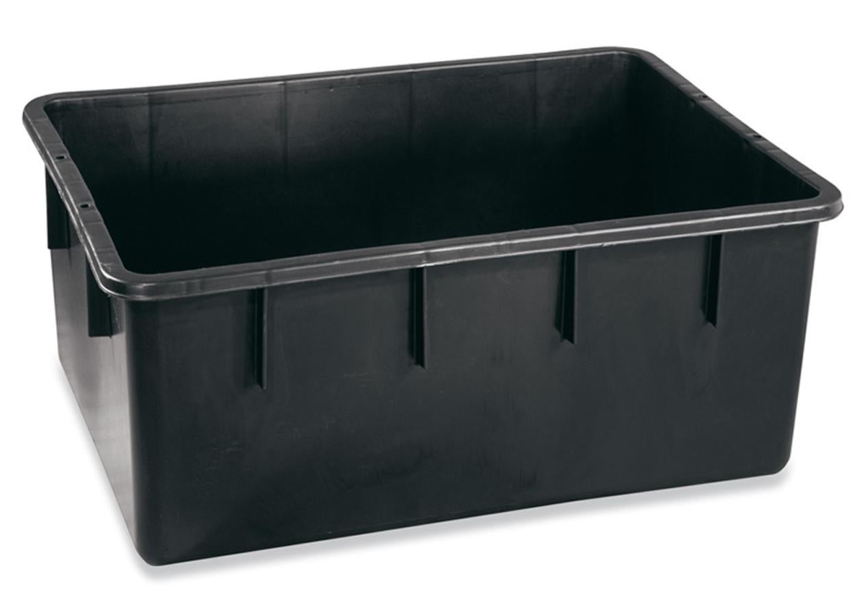 CUBETA RECTANGULAR NEGRA 220 LITROS | Leroy Merlin