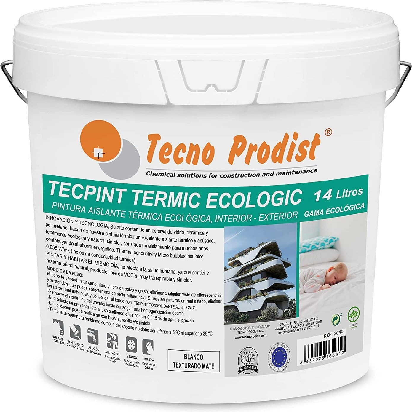 TECPINT TERMIC ECOLOGIC de Tecno Prodist - Pintura a la cal
