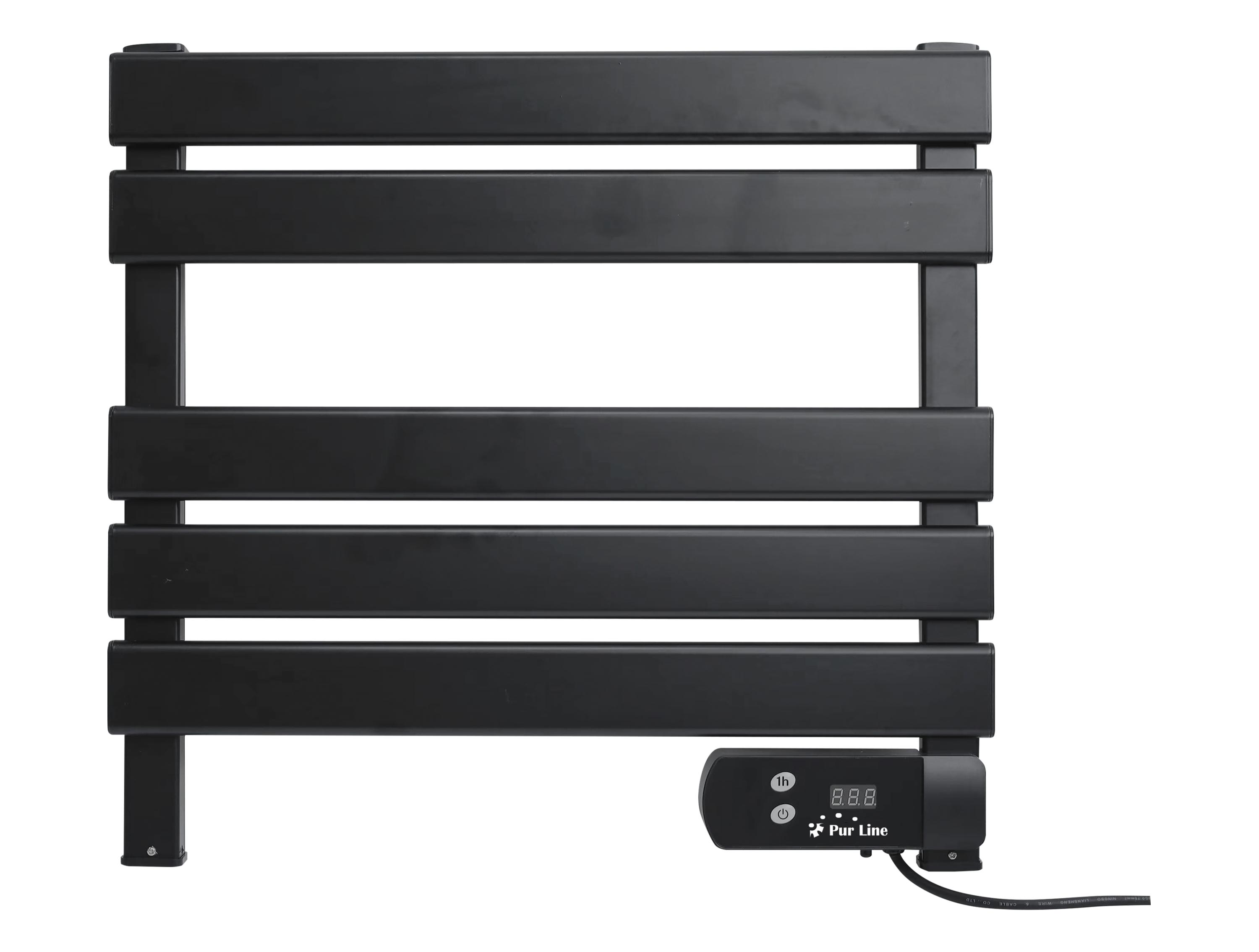 Sècheserviettes électrique compact noir 100W Leroy Merlin