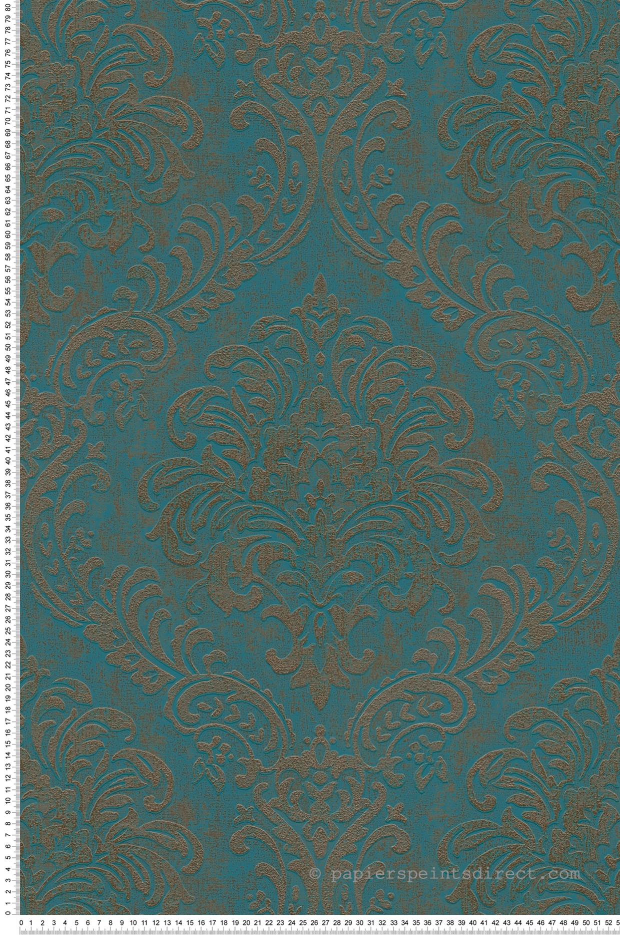 Papier Peint A.S. Creation Metropolitan Stories 369131 – Marron Aspect Bois – 10,05m X 0,53m – Neuf
