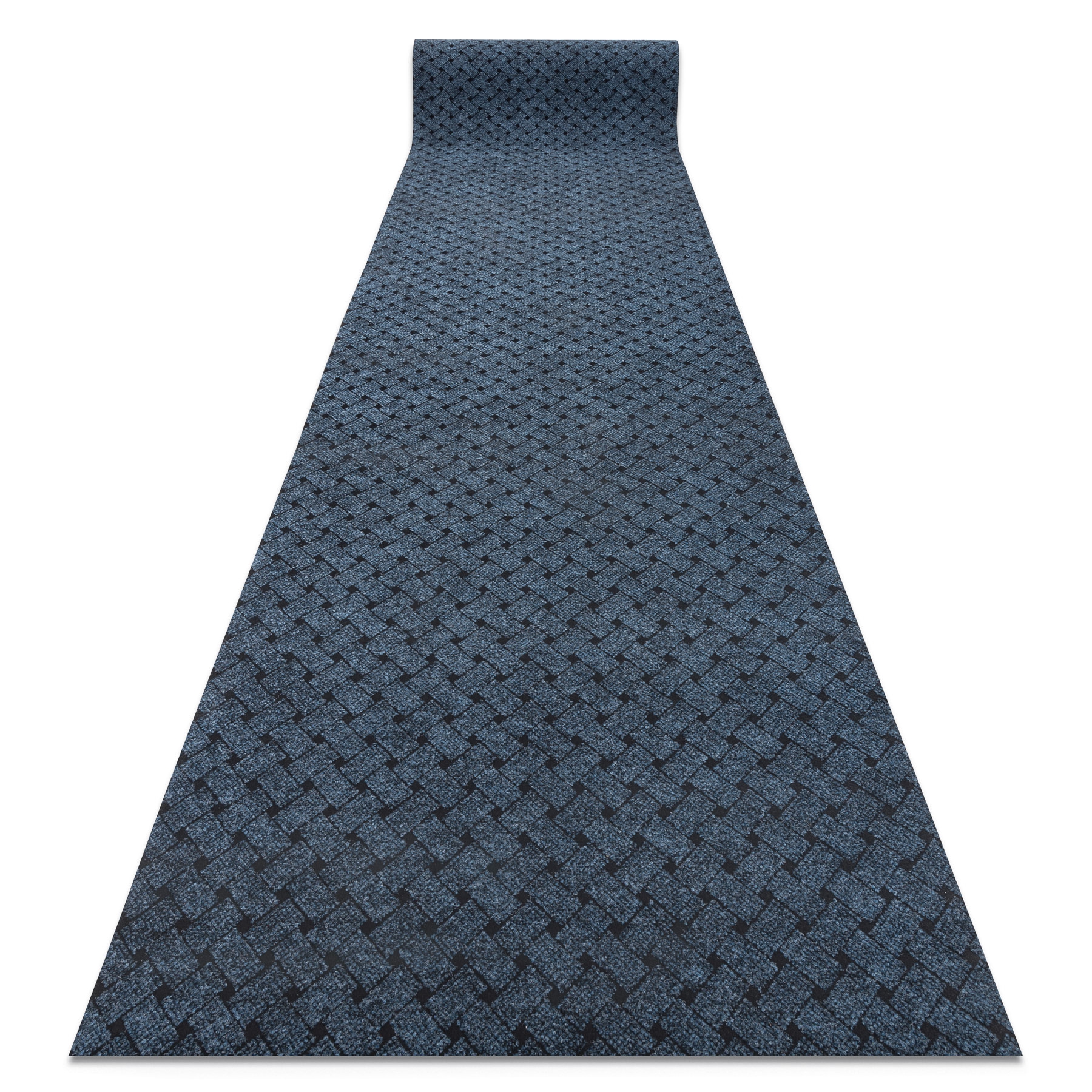 Runner - alfombrilla antideslizante 100 cm vectra 800 exterior, interior azul 100x1100 cm