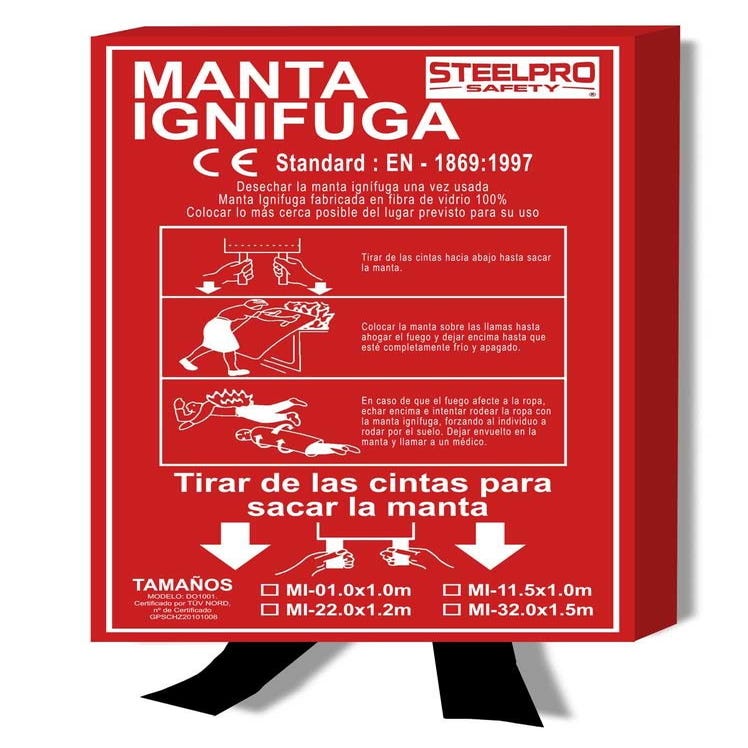 Manta Ignífuga apaga fuegos (180X120) 2388-Mi2