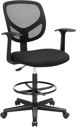 Vinsetto Fauteuil de bureau gaming chaise gamer appui-tête et support  lombaire hauteur réglable 61 x 70 x 129 cm noir et blanc