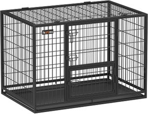 VEVOR Cage pour Chien Robuste 119x81x99 cm Cage de Transport en