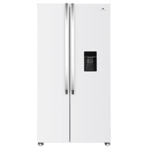 Refrigerateur Americain - Frigo Continental Edison - CERA532NFB - Total No  Frost- 529L - L90 cm xH177 cm - Moteur inverter -Noir