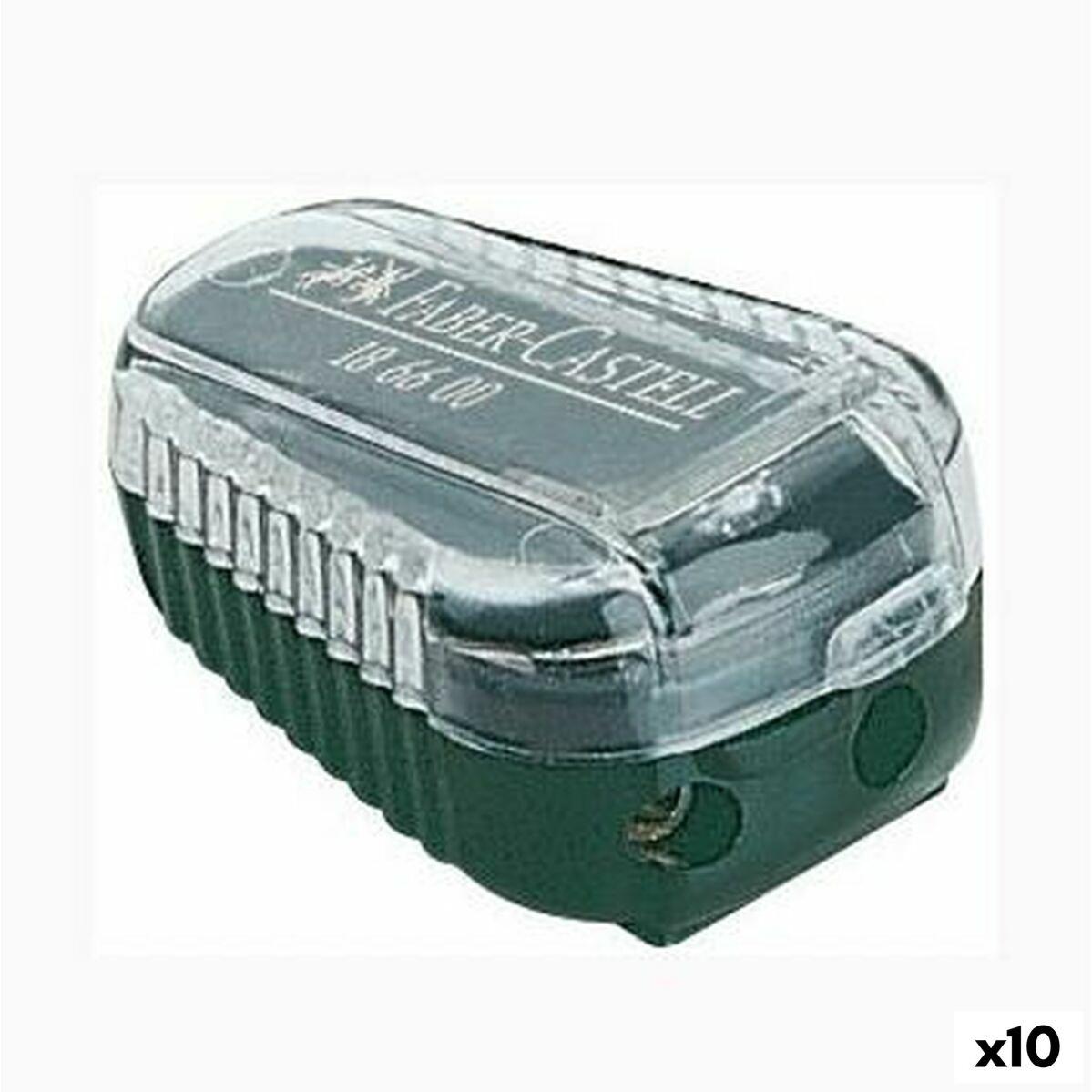 FABER-CASTELL - temperamatite sleeve 2 fori c / serbatoio faber castell
