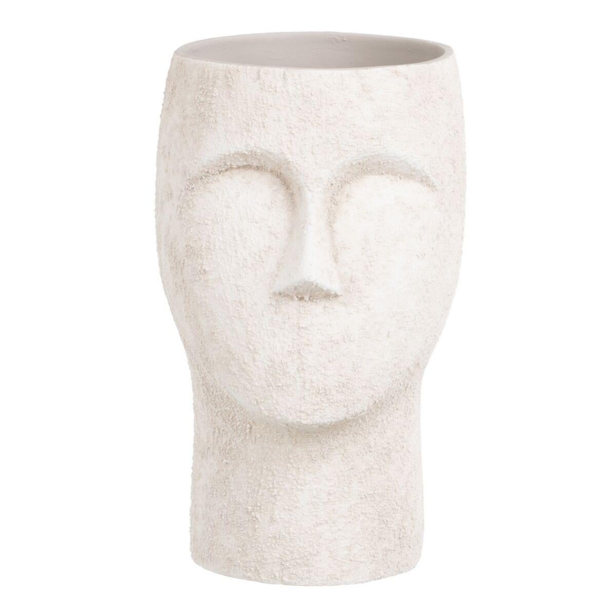 Vaso da fiori HALLEY, in ceramica, beige-crema, 30cm, 19cm