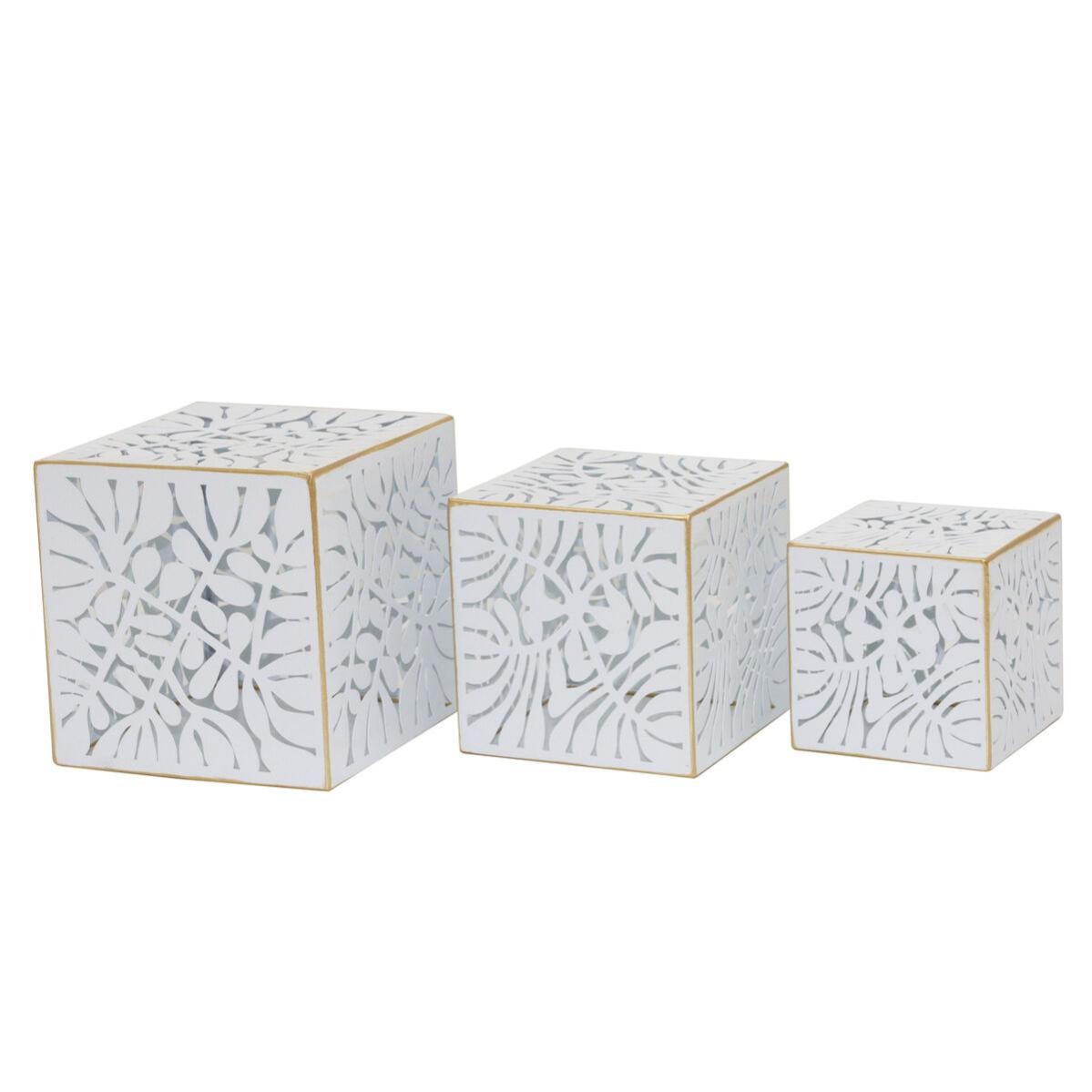 Decorazione a parete in metallo 3D con foglie in metallo cm 91x7x45h – Colly Shop