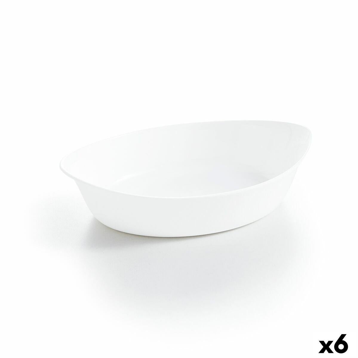 Plat Ovale Verre Borosilicate Ô Cuisine - 25x20cm - Va Au Four, Micro-ondes, Lave-vaisselle - Made In France